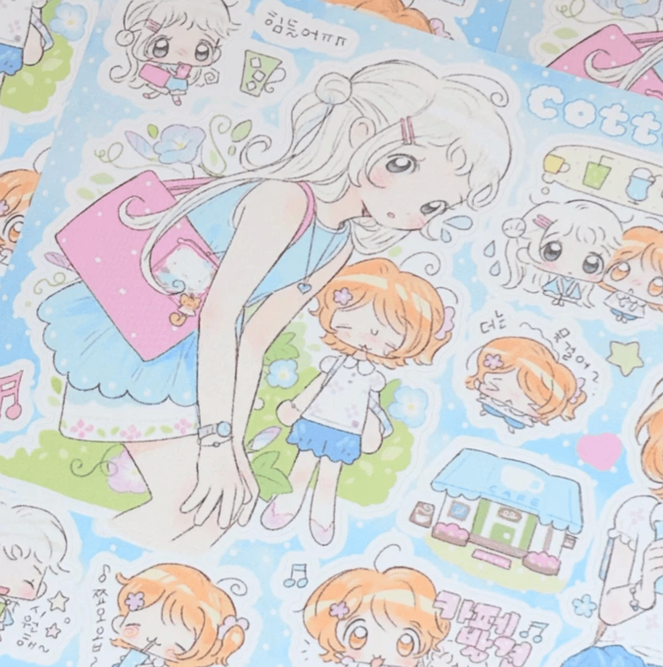 [CW165] NEW Cotton World 'Precious Day' Sticker Pack (Single/Pack) -Cotton World_CW165 - Pack_korean_sticker_stationery