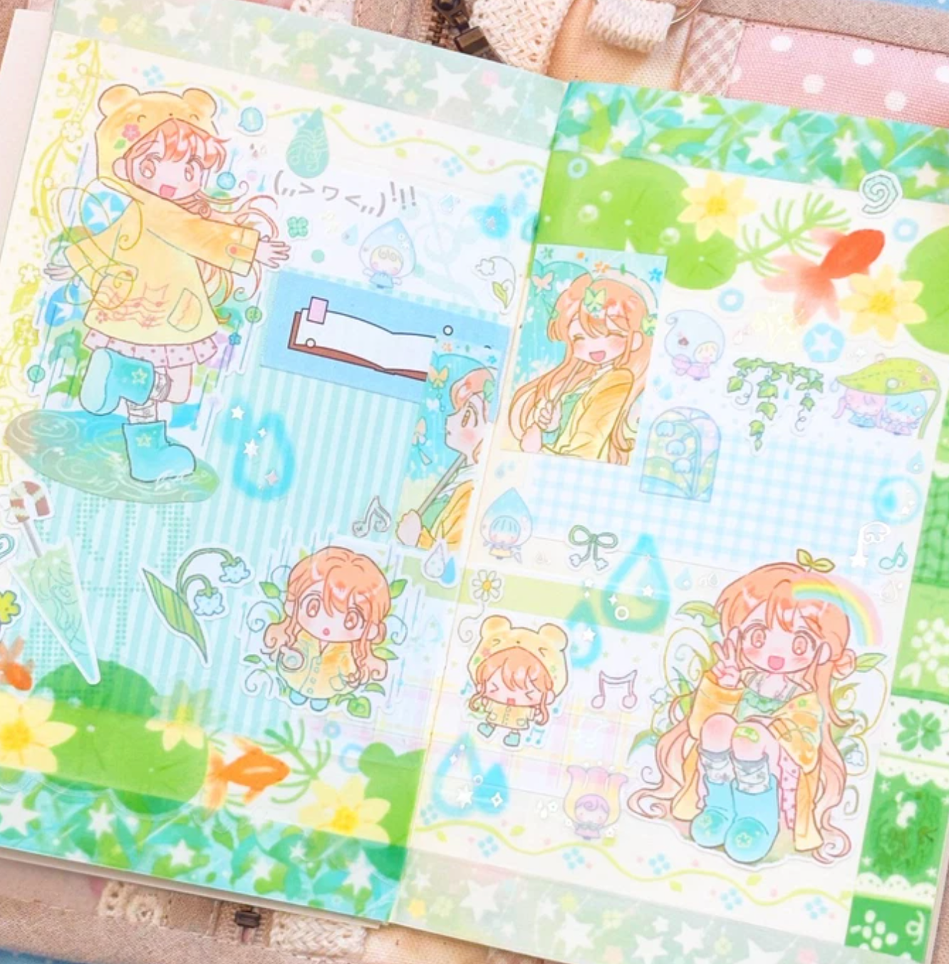 [CW165] NEW Cotton World 'Precious Day' Sticker Pack (Single/Pack) -Cotton World_CW165 - Pack_korean_sticker_stationery