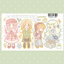 [CW166] NEW Cotton World 'A Refreshing Daily Life' Sticker Pack (Single/Pack) -Cotton World_CW166S4 - Breezy Closet_korean_sticker_stationery