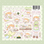 [CW166] NEW Cotton World 'A Refreshing Daily Life' Sticker Pack (Single/Pack) -Cotton World_CW166S5 - Onigiri Shop_korean_sticker_stationery