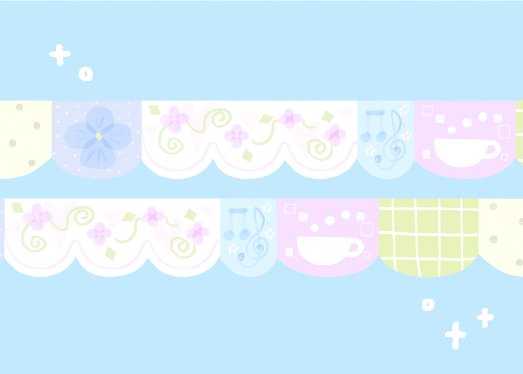 [CW167] NEW Cotton World 'Soft Cafe' Diecut Masking Tape -Cotton World__korean_sticker_stationery