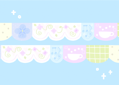 [CW167] NEW Cotton World 'Soft Cafe' Diecut Masking Tape -Cotton World__korean_sticker_stationery