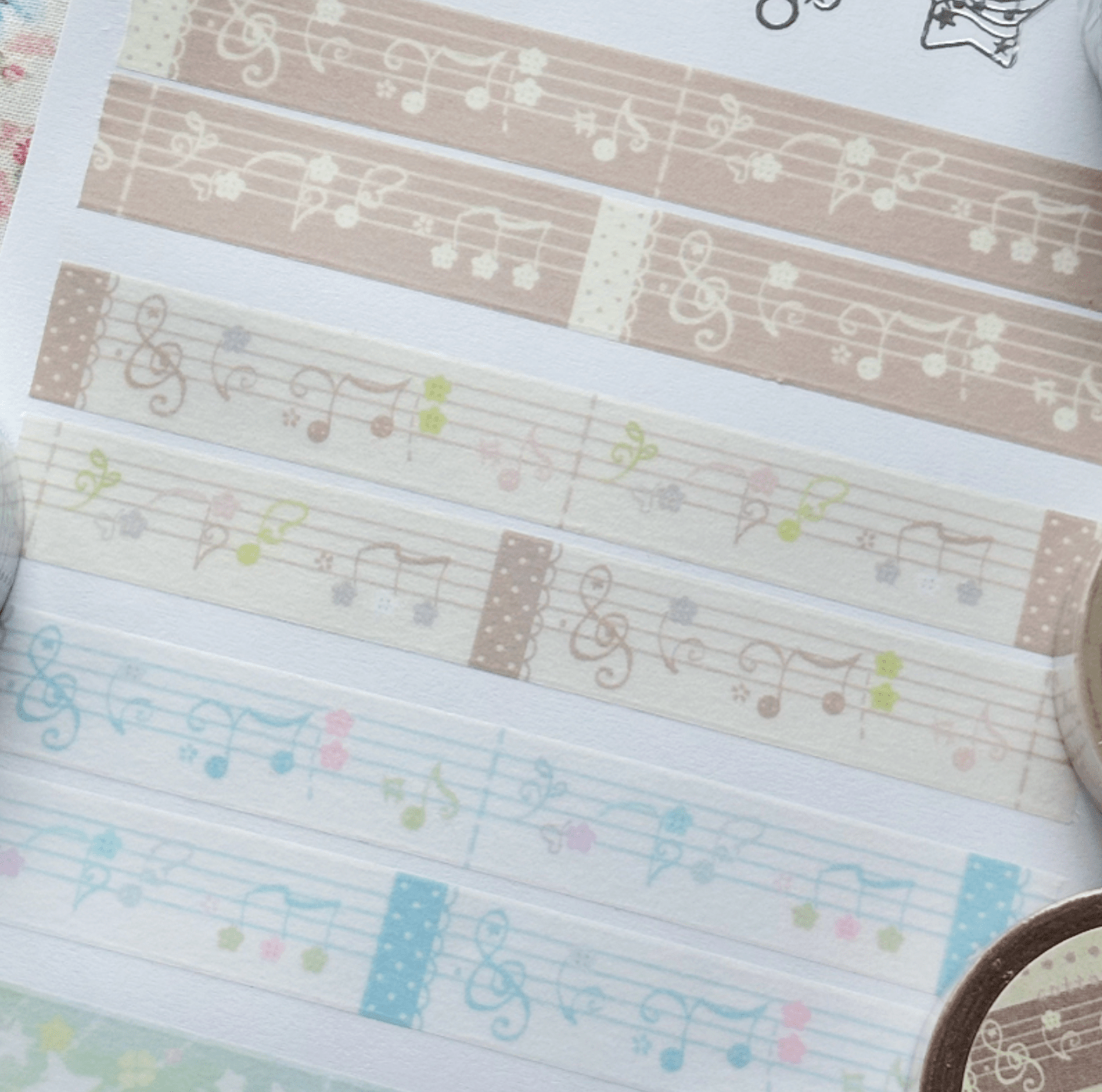 [CW169] NEW Cotton World 'Soda/Latte/Mocha Embroidered Play' Masking Tape (options) -Cotton World_CW169S1 - Soda_korean_sticker_stationery