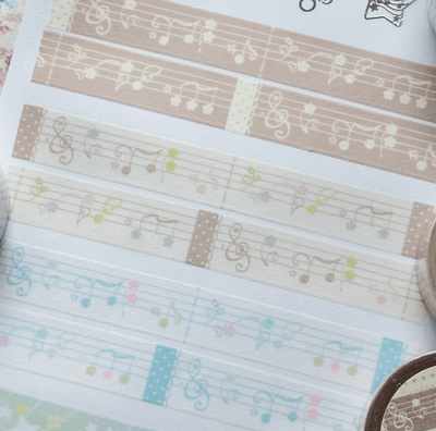 [CW169] NEW Cotton World 'Soda/Latte/Mocha Embroidered Play' Masking Tape (options) -Cotton World_CW169S1 - Soda_korean_sticker_stationery