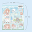 [CW171] NEW Cotton World 'Jellyfish Girl' Sticker Sheet -Cotton World__korean_sticker_stationery