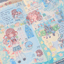 [CW171] NEW Cotton World 'Jellyfish Girl' Sticker Sheet -Cotton World__korean_sticker_stationery