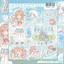 [CW171] NEW Cotton World 'Jellyfish Girl' Sticker Sheet -Cotton World__korean_sticker_stationery