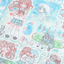 [CW171] NEW Cotton World 'Jellyfish Girl' Sticker Sheet -Cotton World__korean_sticker_stationery