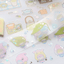 [CW176] NEW Cotton World 'Raindrop Sound/Conveyor Belt Sushi' Kisscut Masking Tape (options) -Cotton World_CW176S1 - Raindrop Sound_korean_sticker_stationery