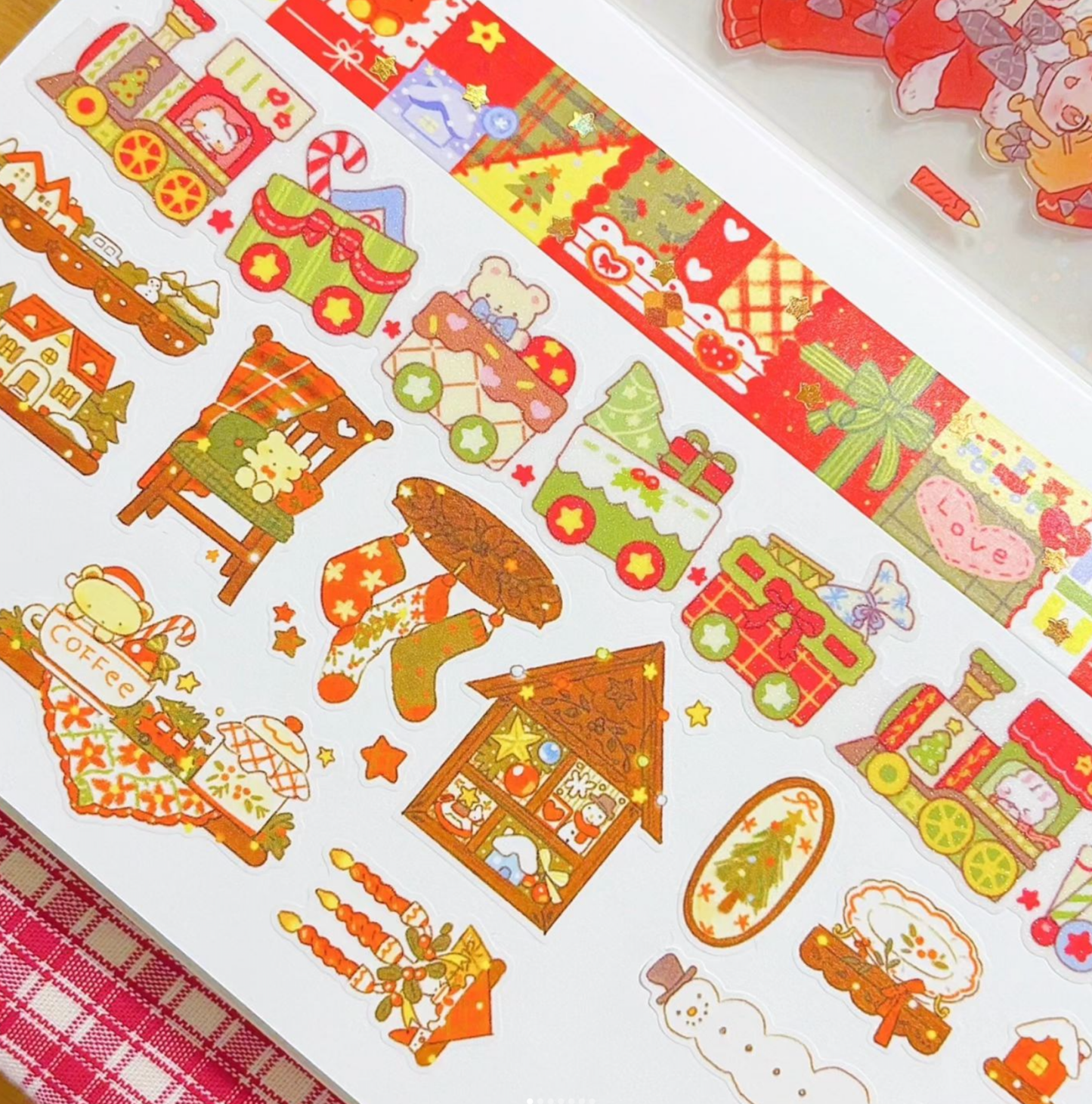 [CW73] Cotton World Dot Dot Dot End of the Year Masking Tapes (options) - Cotton World_CW73S4 - Cotton World Time Card 25mm x 5m_korean_sticker_stationery