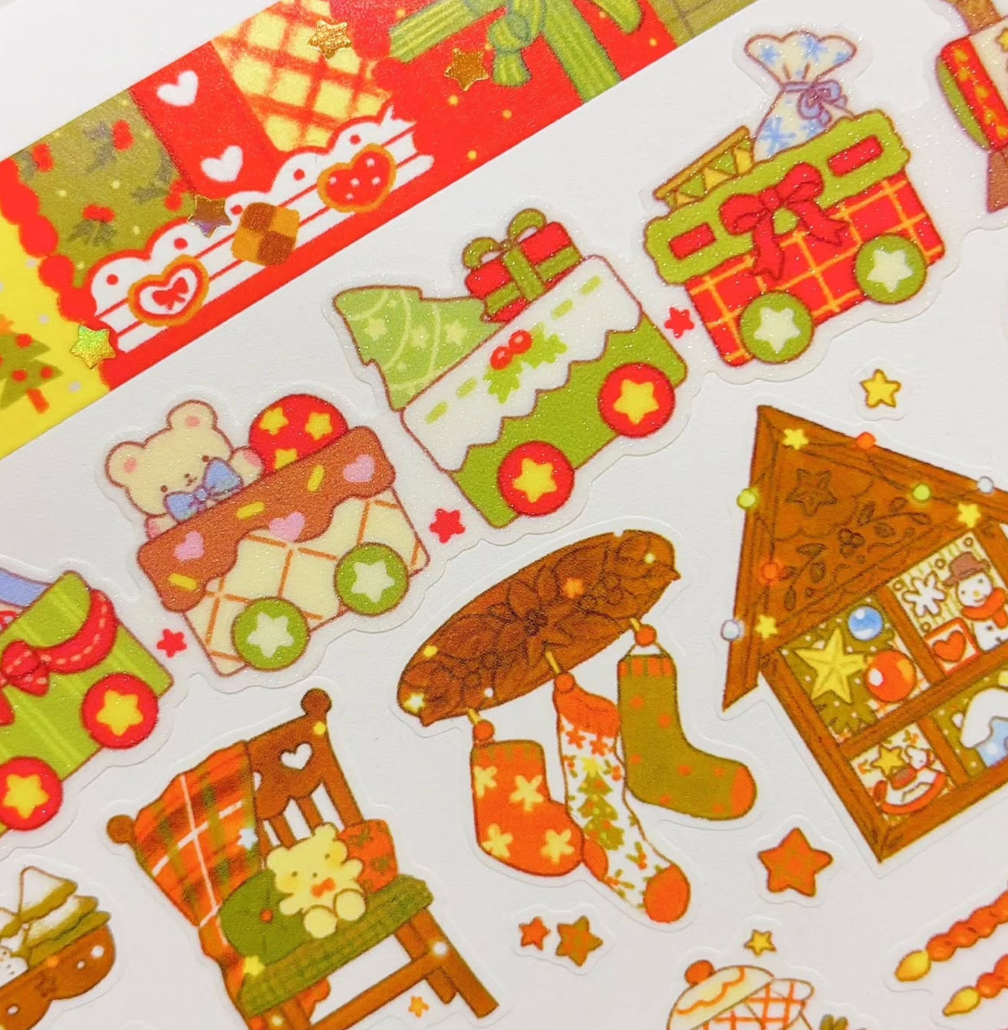 [CW73] Cotton World Dot Dot Dot End of the Year Masking Tapes (options) - Cotton World_CW73S4 - Cotton World Time Card 25mm x 5m_korean_sticker_stationery
