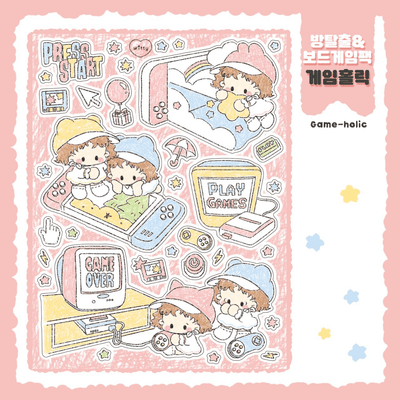 [DC108] Danchoo Escape Room Sticker Pack (Pack/Singles) - Danchoo_DC108S1 - Game - holic_korean_sticker_stationery