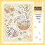 [DC121] Danchoo Don't Give Up! Diet! Sticker Pack (Single/Pack) - Danchoo_DC121S3 - Everyday Healthy Meals_korean_sticker_stationery