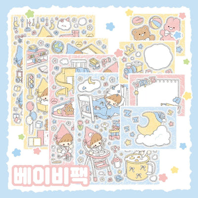 [DC122] Danchoo Baby Sticker Pack (Single/Pack) - Danchoo_DC122 - Pack_korean_sticker_stationery