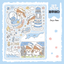 [DC127] Danchoo Jeju Travel Sticker Pack (Single/Pack) - Danchoo_DC127S2 - Jeju Sea_korean_sticker_stationery