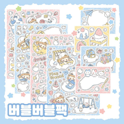 [DC131] Danchoo Bubble Bubble Sticker Pack (Single/Pack) - Danchoo_DC131 - Pack_korean_sticker_stationery