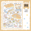 [DC135] Danchoo Teddy's Bread Bundle Sticker Pack (Single/Pack) - Danchoo_DC135S4 - Teddy's bakery_korean_sticker_stationery