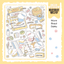 [DC135] Danchoo Teddy's Bread Bundle Sticker Pack (Single/Pack) - Danchoo_DC135S2 - Warm Bread Dakku_korean_sticker_stationery