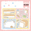 [DC135] Danchoo Teddy's Bread Bundle Sticker Pack (Single/Pack) - Danchoo_DC135S5 - Memo Sticker_korean_sticker_stationery
