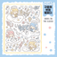[DC146] Danchoo Angel's Melody Sticker Pack (Single/Pack) - Danchoo_DC146S3 - Angel on the Cloud_korean_sticker_stationery