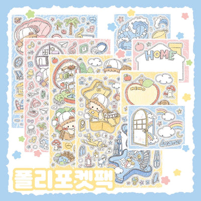[DC148] Danchoo Polly Pocket Sticker Pack (Single/Pack) - Danchoo_DC148 - Pack_korean_sticker_stationery
