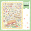 [DC149] Danchoo Diet Food Sticker Pack (Single/Pack) - Danchoo_DC149S1 - Subway_korean_sticker_stationery