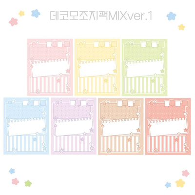 [DC160] Danchoo 'Deco Memo Sticker Pack Ver.1/Ver.2' (options) - Danchoo_DC160S1 - Ver.1_korean_sticker_stationery