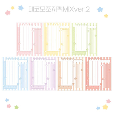 [DC160] Danchoo 'Deco Memo Sticker Pack Ver.1/Ver.2' (options) - Danchoo_DC160S1 - Ver.2_korean_sticker_stationery