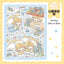 [DC167] Danchoo 'Day with Rain' Sticker Pack (Single/Pack) - Danchoo_DC167S3 - Morning Glory & Rain_korean_sticker_stationery