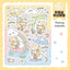 [DC167] Danchoo 'Day with Rain' Sticker Pack (Single/Pack) - Danchoo_DC167S1 - Floating Umbrella_korean_sticker_stationery