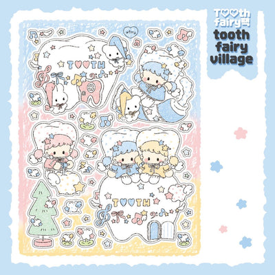 [DC168] Danchoo 'Tooth Fairy' Sticker Pack (Single/Pack) - Danchoo_DC168S1 - Tooth Fairy Village_korean_sticker_stationery