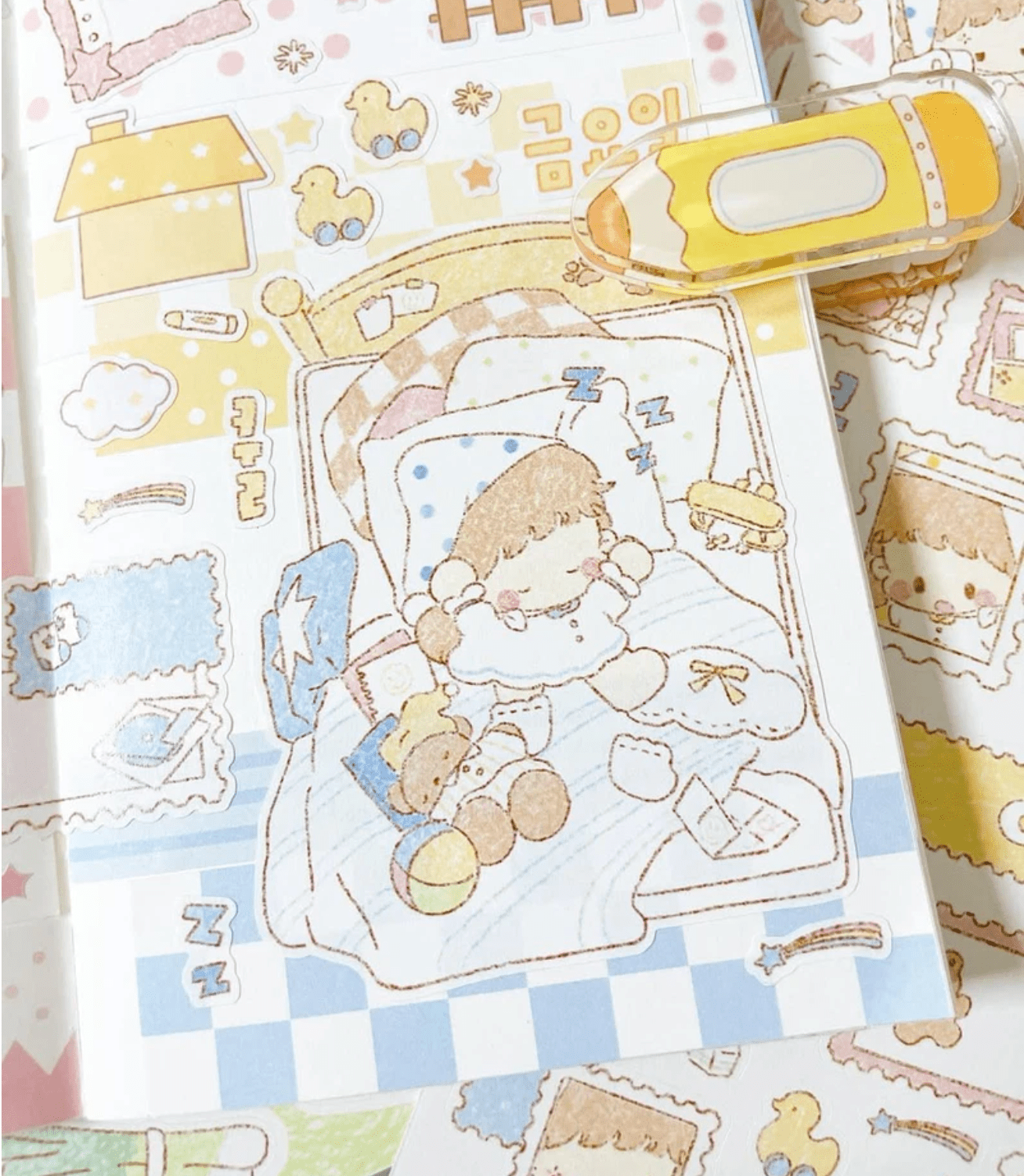 [DC182] NEW Danchoo 'Home Sweet Home' Sticker Pack (Single/Pack) - Danchoo_DC182S5 - Memo Sticker_korean_sticker_stationery