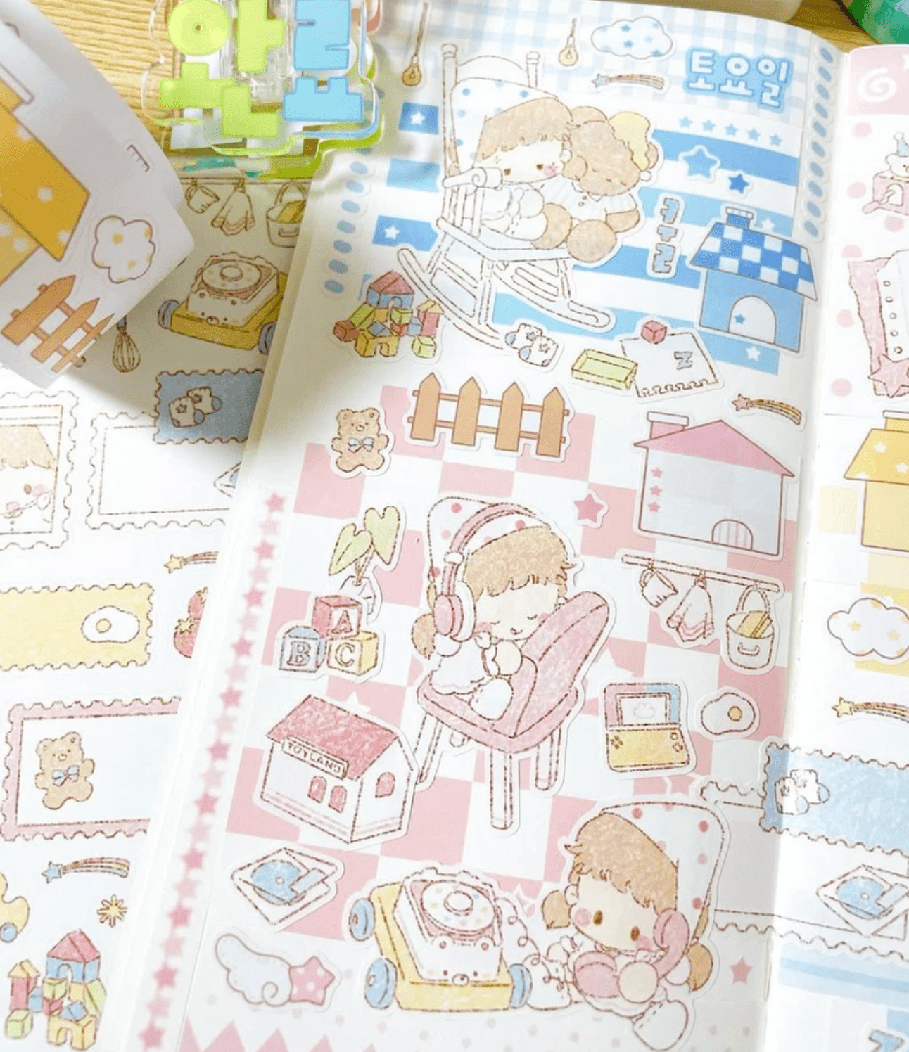 [DC182] NEW Danchoo 'Home Sweet Home' Sticker Pack (Single/Pack) - Danchoo_DC182S5 - Memo Sticker_korean_sticker_stationery