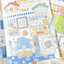 [DC185] NEW Danchoo 'Patchwork Stamps ver.2' Sticker Pack - Danchoo__korean_sticker_stationery
