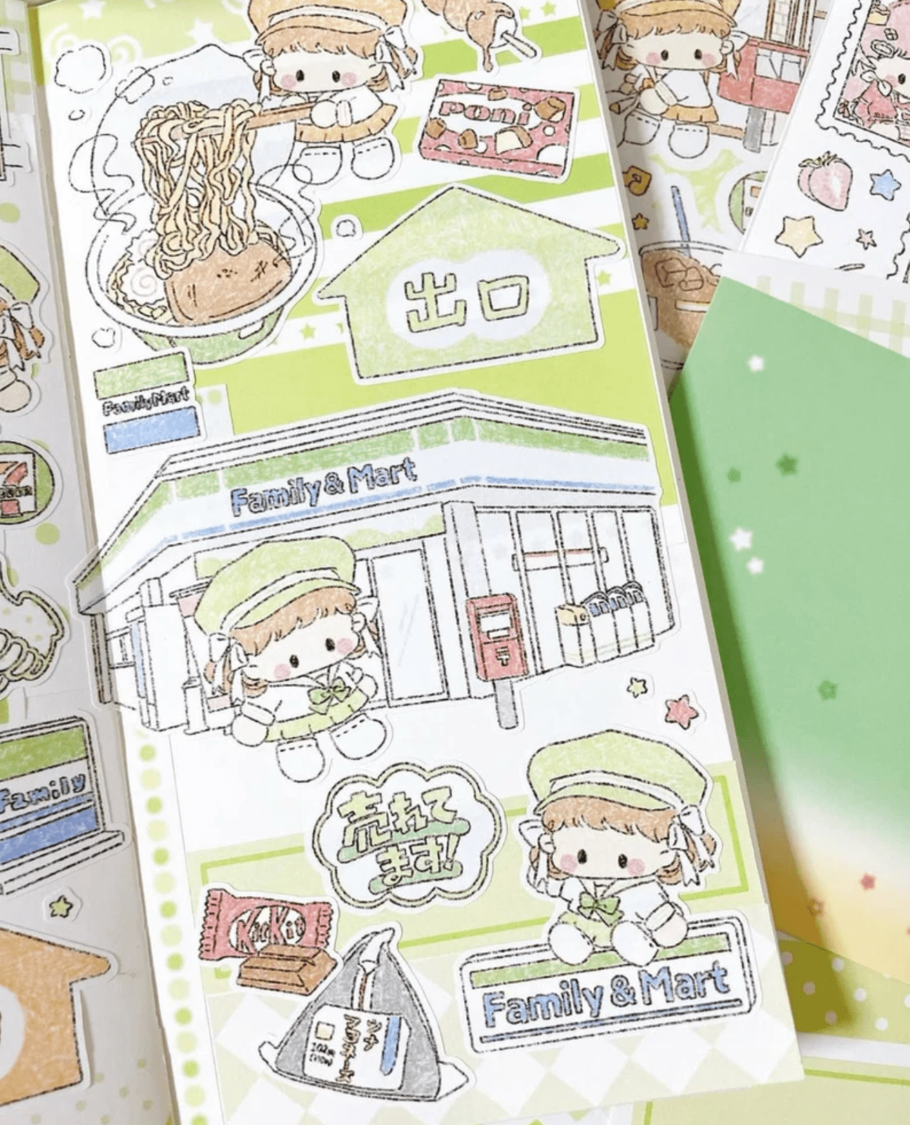 [DC187] NEW Danchoo 'Japanese Convenience Store ' Sticker Pack (Single/Pack) - Danchoo_DC187S5 - Memo Sticker_korean_sticker_stationery