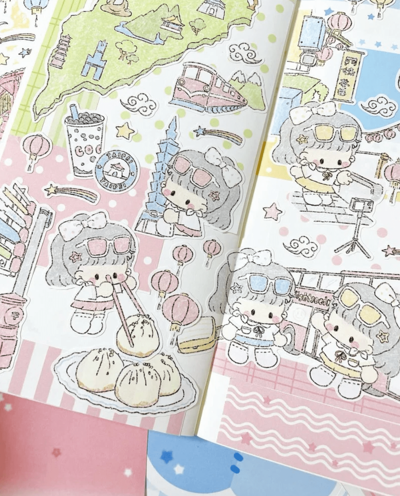 [DC189] NEW Danchoo 'Taiwan Trip' Sticker Pack (Single/Pack) - Danchoo_DC189S5 - Memo Sticker_korean_sticker_stationery