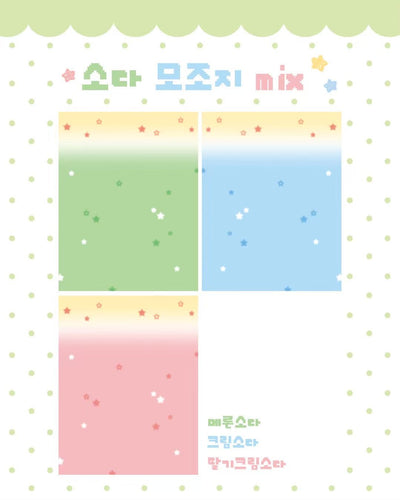 [DC190] NEW Danchoo 'Soda Memo Sticker' MIX Pack - Danchoo__korean_sticker_stationery