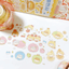 [DC191] NEW Danchoo 'Kiki Monkey/Fruit Fairy/Sleepy Star Angel' Sugar Glitter Kisscut Masking Tape (options) - Danchoo_DC191S2 - Fruit Fairy_korean_sticker_stationery