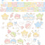 [DC191] NEW Danchoo 'Kiki Monkey/Fruit Fairy/Sleepy Star Angel' Sugar Glitter Kisscut Masking Tape (options) - Danchoo_DC191S3 - Sleepy Star Angel_korean_sticker_stationery