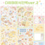 [DC203] NEW Danchoo 'Diet Meals' Sticker Pack (Single/Pack) - Danchoo_DC203 - Pack_korean_sticker_stationery