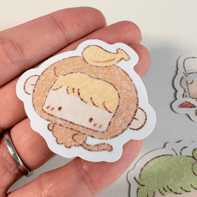 [DC204] NEW Danchoo 'Random Sticker Seal' Sugar Glitter Sticker Seal Set - Danchoo__korean_sticker_stationery