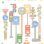 [DC205] NEW Danchoo 'Signs' Kisscut Masking Tape -Danchoo__korean_sticker_stationery