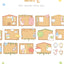 [DC206] NEW Danchoo 'Bulletin Board' Kisscut Masking Tape -Danchoo__korean_sticker_stationery