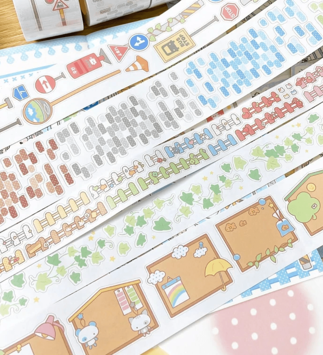 [DC206] NEW Danchoo 'Bulletin Board' Kisscut Masking Tape -Danchoo__korean_sticker_stationery