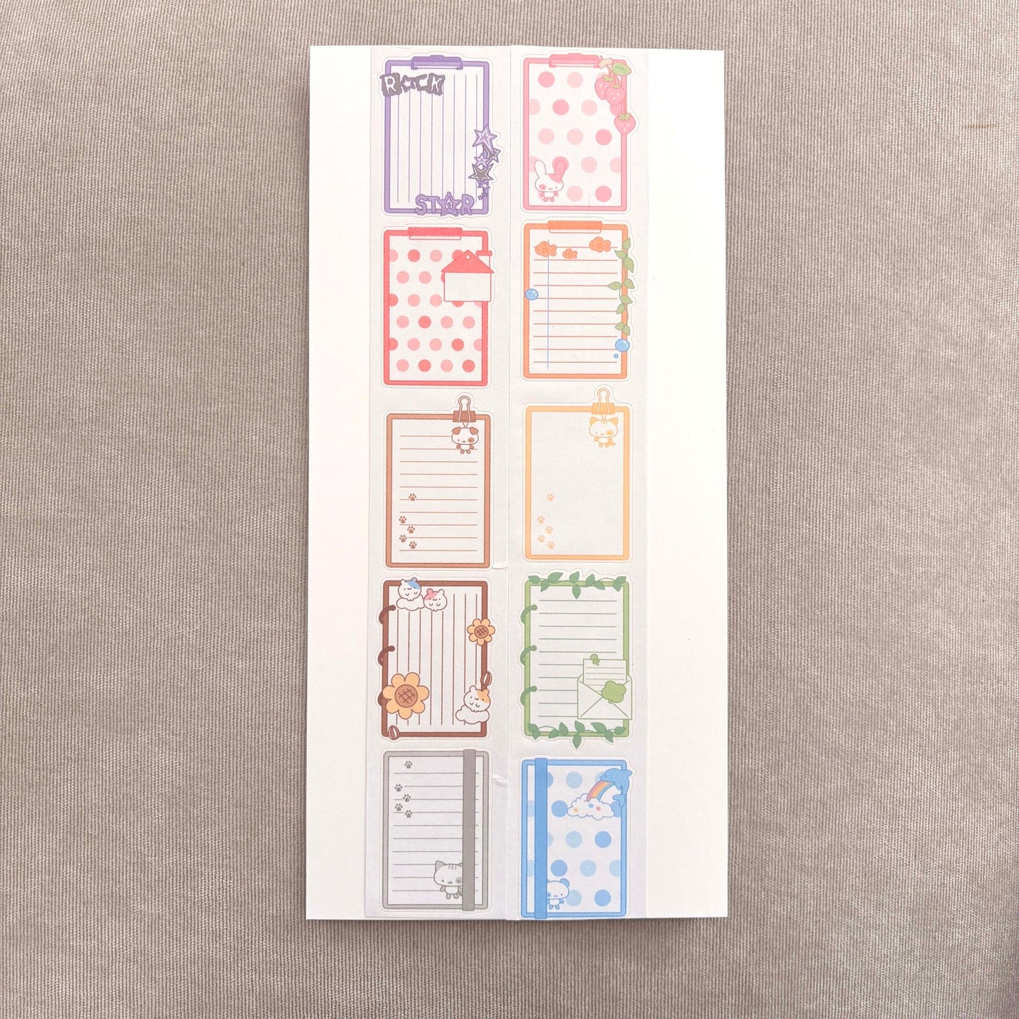 [DC209] NEW Danchoo 'Deco Memo Board' Kisscut Masking Tape -Danchoo__korean_sticker_stationery
