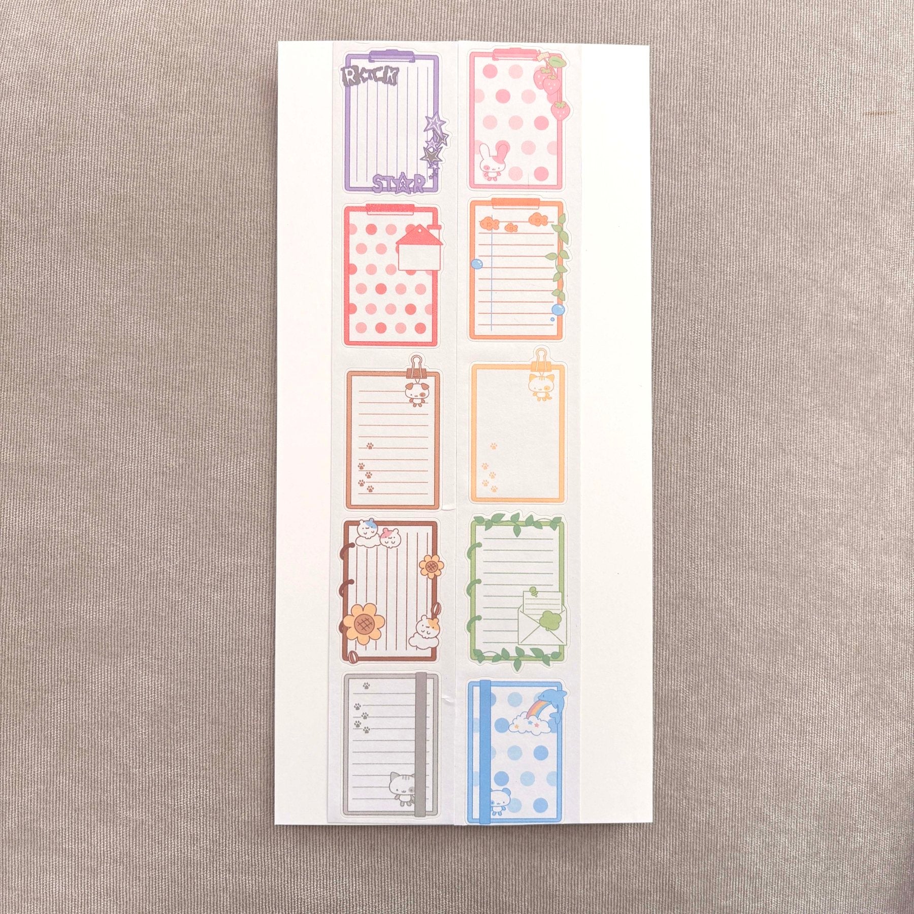 [DC209] NEW Danchoo 'Deco Memo Board' Kisscut Masking Tape -Danchoo__korean_sticker_stationery