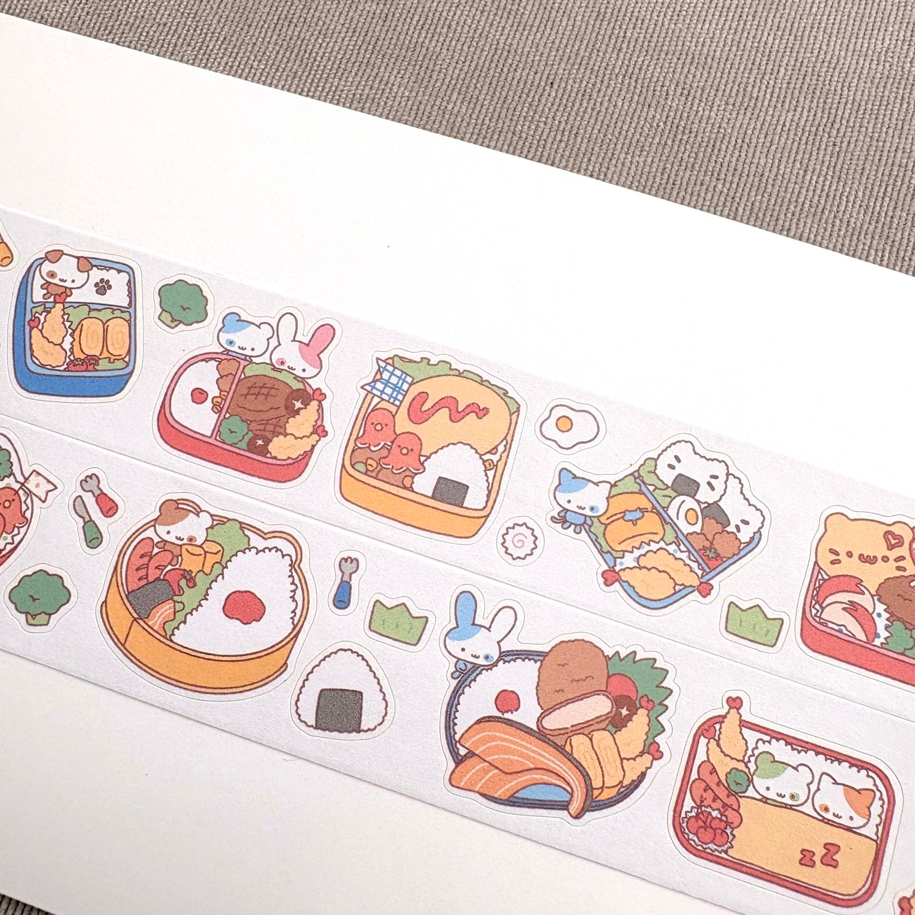 [DC210] NEW Danchoo 'Lunch Club' Kisscut Masking Tape -Danchoo__korean_sticker_stationery