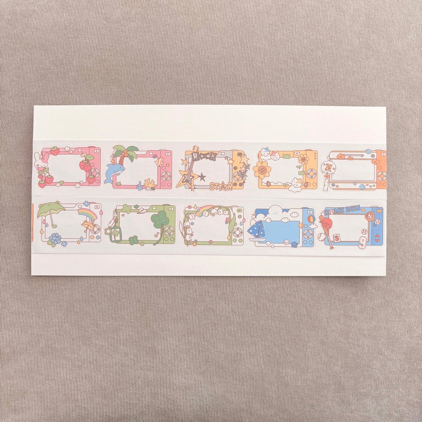 [DC211] NEW Danchoo 'Deco Digital Camera' Kisscut Masking Tape -Danchoo__korean_sticker_stationery