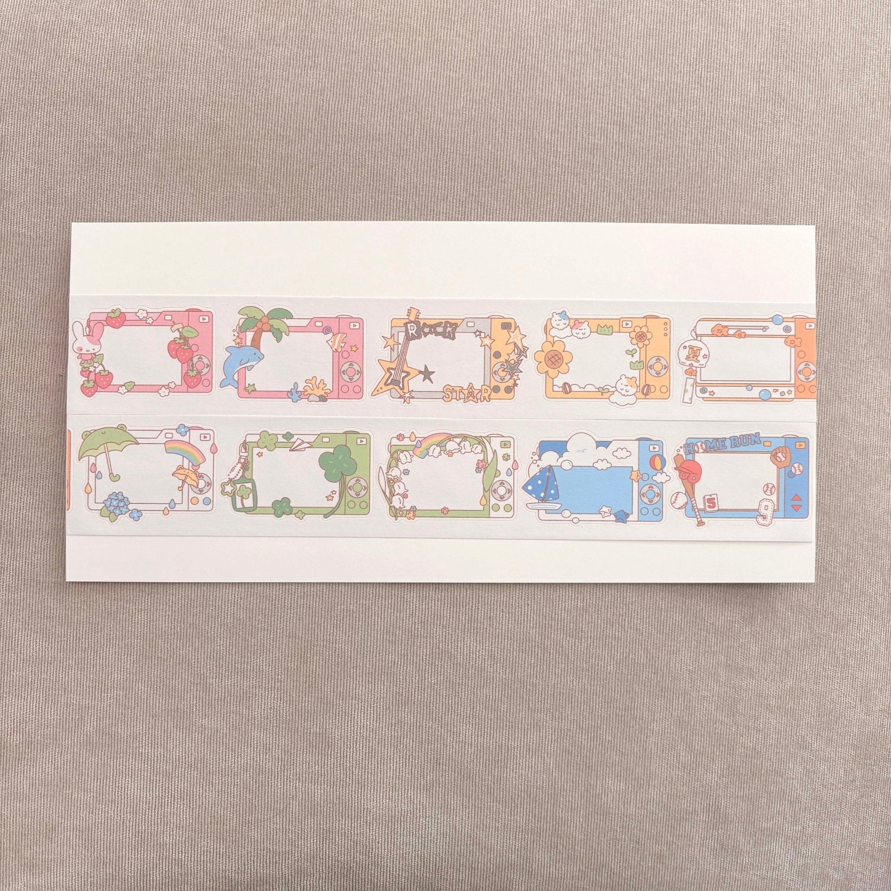 [DC211] NEW Danchoo 'Deco Digital Camera' Kisscut Masking Tape -Danchoo__korean_sticker_stationery