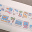 [DC212] NEW Danchoo 'aqua.zip' Kisscut Masking Tape -Danchoo__korean_sticker_stationery